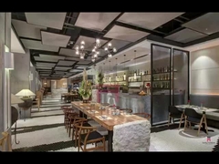 아쉬우드 브라운 가죽 식탁 의자