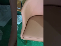 어떤 폴드형 호텔 식당 의자들 스테인레스 스틸 프레임 편안한 모던 스타일